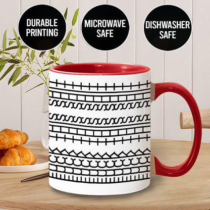 Hidden Message Coffee Mug Unique Gift for Work Bestie