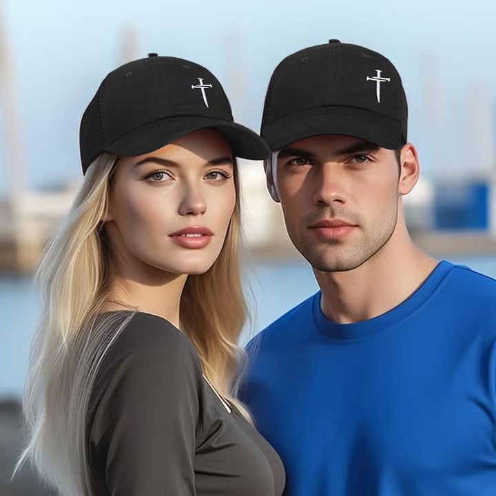 ✝️Adjustable Jesus 3 Nail Cross Hat?