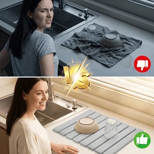 Fast Drying Stone Dish Mat