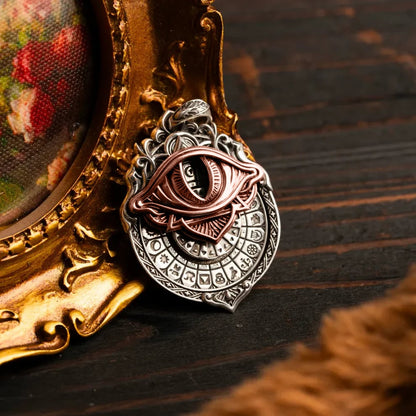 🔥👁️‍🗨️Handmade Tarot Vision Pendant: Connect to Cosmic Wisdom Anytime(✨Comes with instruction manual)