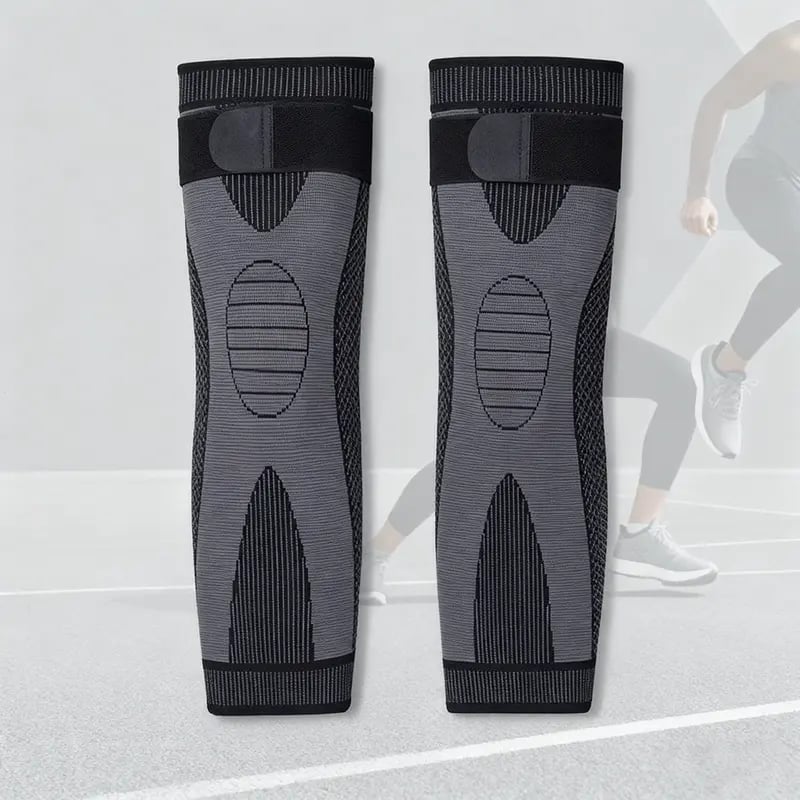 🔥Hot Sale🔥Warm Knee & Leg Sleeve | Non-Slip Long Cotton Sleeve for Fall/Winter（1 set 2 pcs）