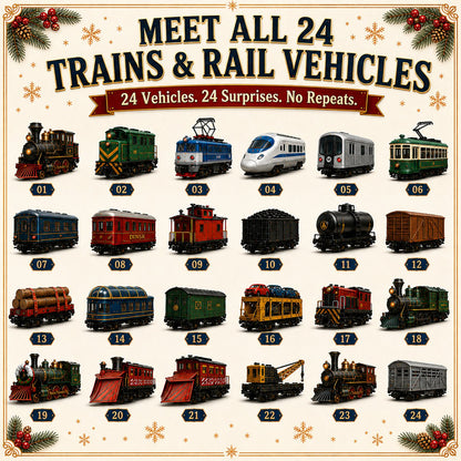 🚂Trains & Rail Vehicles Advent Calendar 2026