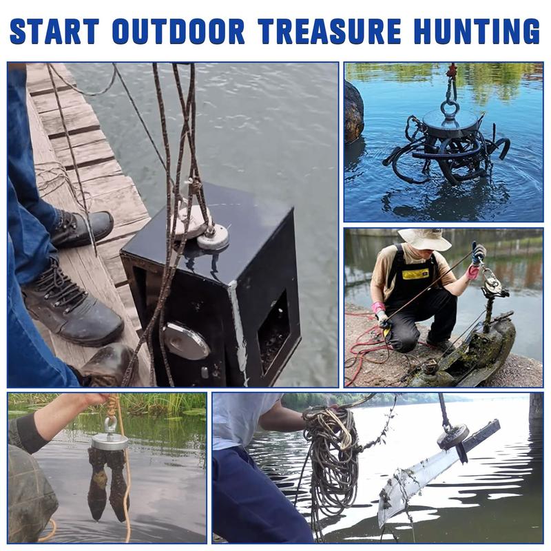 Fishing Magnet: 350LBS Super Strong Neodymium Magnet  🧲
