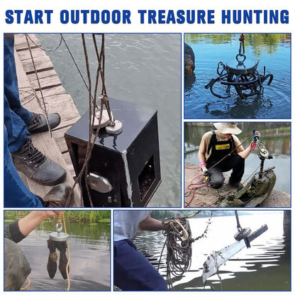 Fishing Magnet: 350LBS Super Strong Neodymium Magnet  🧲