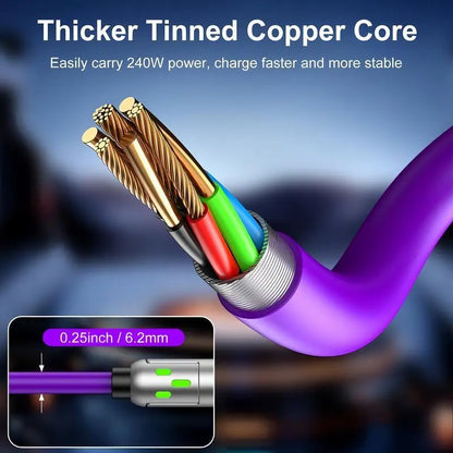 📲4-in-1 USB Charging Cable fast charging MAX 240W⚡