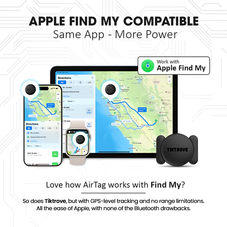 TIKTROVE Magnetic GPS Tracker
