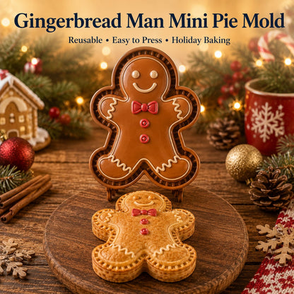 🎄 8-Design Christmas Mini Pie Mold Collection