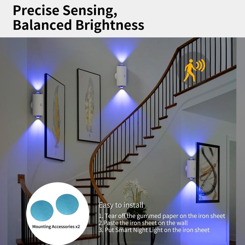 🎁⏳Rechargeable Smart LED Motion Sensor Ambient Light