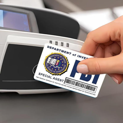 Secret Agent Card Skins Kit: FBI/ICE Designs  • Cosplay & Gift Stickers