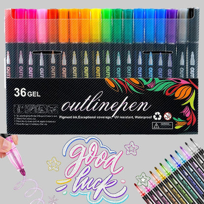 Dreamy Sparkle Dual-Line Contour Pen