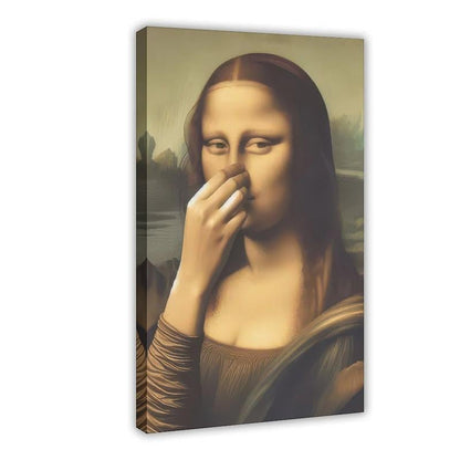🎄🎅Mona Lisa Bathroom Wall Art Decoration