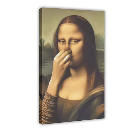 🎄🎅Mona Lisa Bathroom Wall Art Decoration