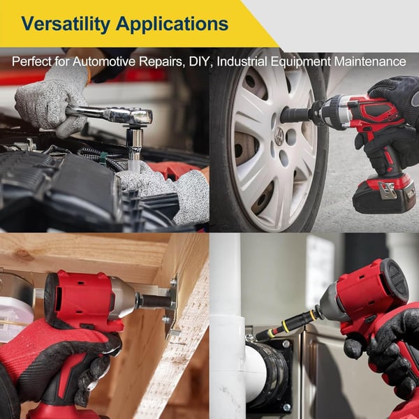 ✨2025 Low Profile Impact Socket Adapter Set – Industrial Drive Ratchet & Wrench Adapter Set for Tight Spaces