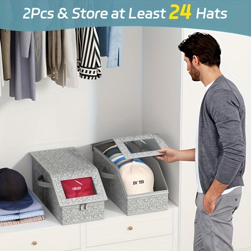 Multifunctional Foldable Dust Hat Storage Box