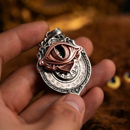 🔥👁️‍🗨️Handmade Tarot Vision Pendant: Connect to Cosmic Wisdom Anytime(✨Comes with instruction manual)