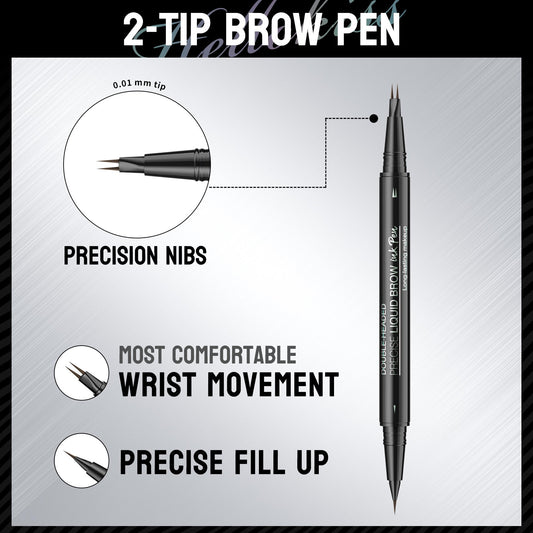 Achieve Perfect Brows Instantly-2-in-1 Dual-Ended Eyebrow Pen