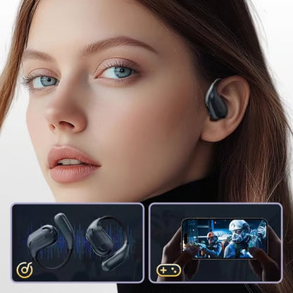 Hi-Fi Sports Bluetooth 5.4 Ear-Hook Headphones with Noise Cancelling