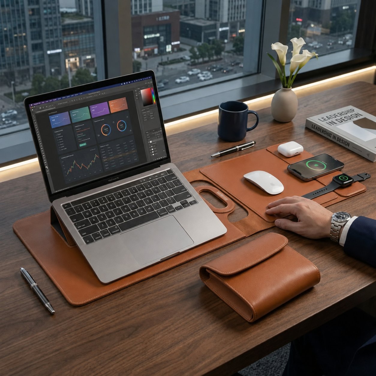 New Premium Wireless Charging Laptop Bag