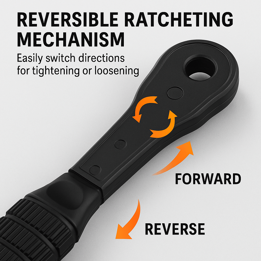 ️Father‘s Day Hot Sale2 in 1 Drill Chuck Ratchet Spanner