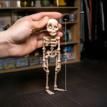 Vintage Skeleton Magnetic Figurine 🎃