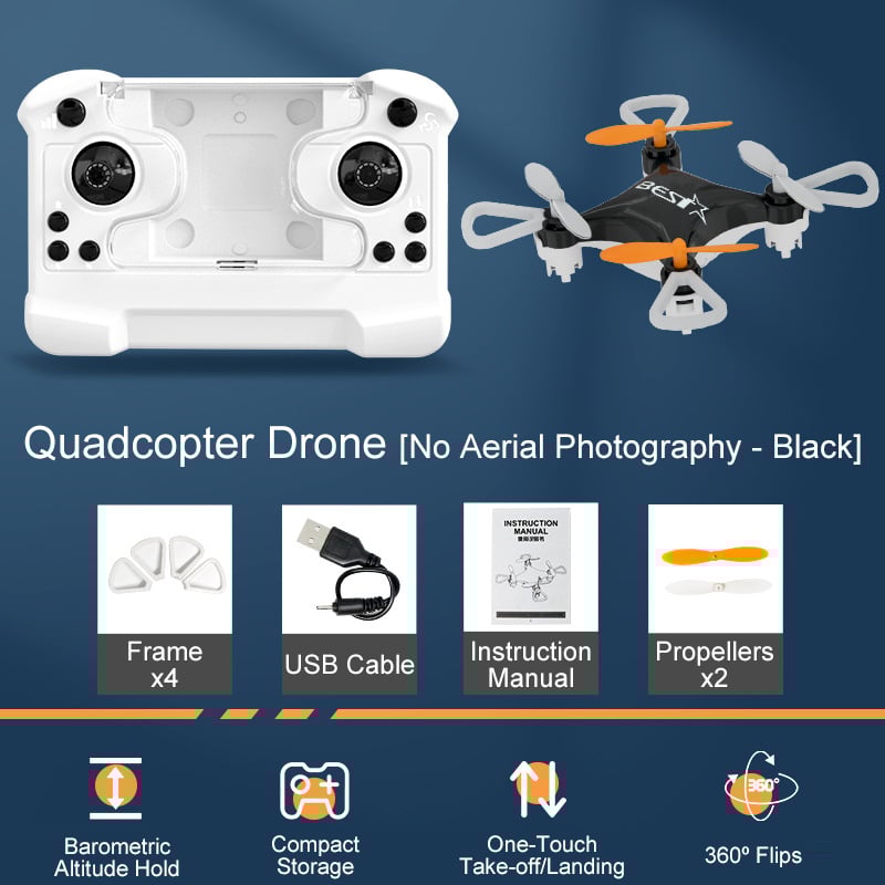🎅 All-Ages Mini Drone with Easy Stunt Flights & 360° Tricks - Perfect Beginner-Friendly Flyer!