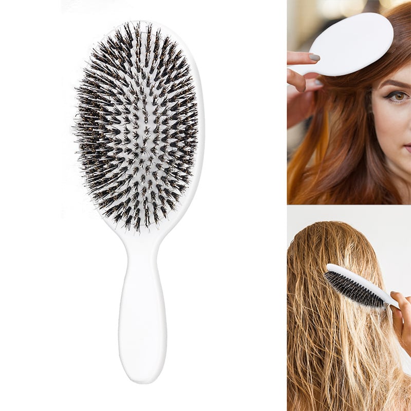 TIKTROVE Miracle Brush –Smoother, Stronger, Shinier Hair - Boar Bristle Brush