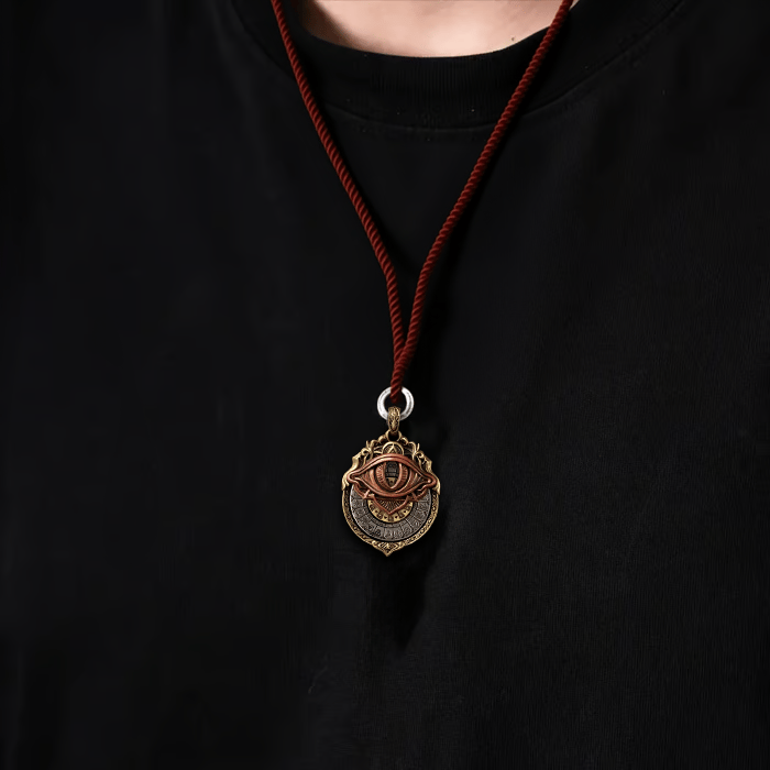 🔥👁️‍🗨️Handmade Tarot Vision Pendant: Connect to Cosmic Wisdom Anytime(✨Comes with instruction manual)
