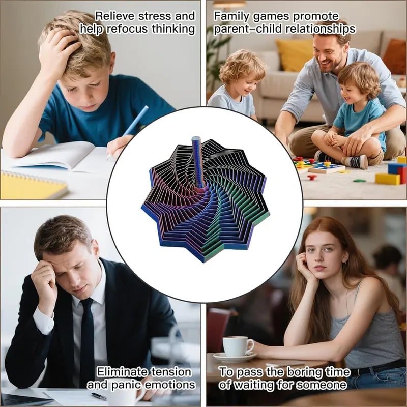 🔥3D Printed Expanded Sensory Fidget Star