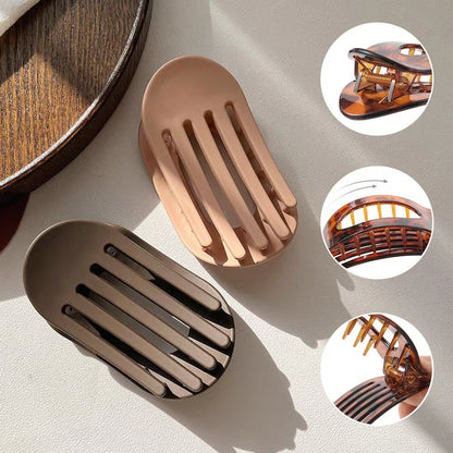 Effortless Style, Flawless Hold: No-Crease Matte Hair Clips(4-Piece Set)