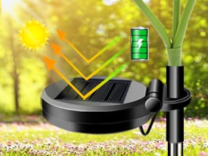 Solar LED Sunflower Garden Lights-29.6inch/74cm