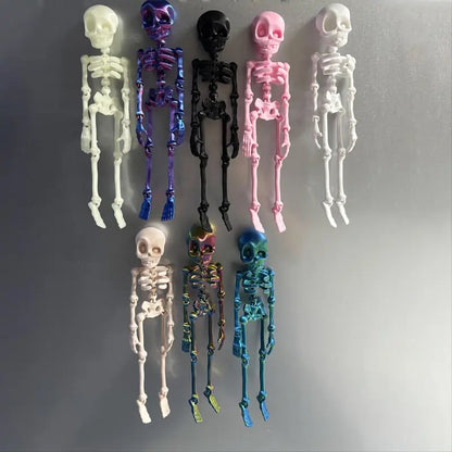 Vintage Skeleton Magnetic Figurine 🎃