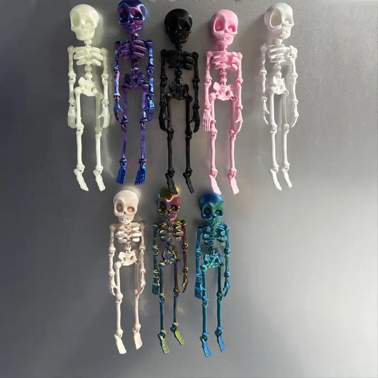 Vintage Skeleton Magnetic Figurine 🎃