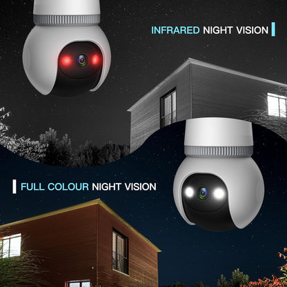 4MP Light Bulb Security Camera 5G
