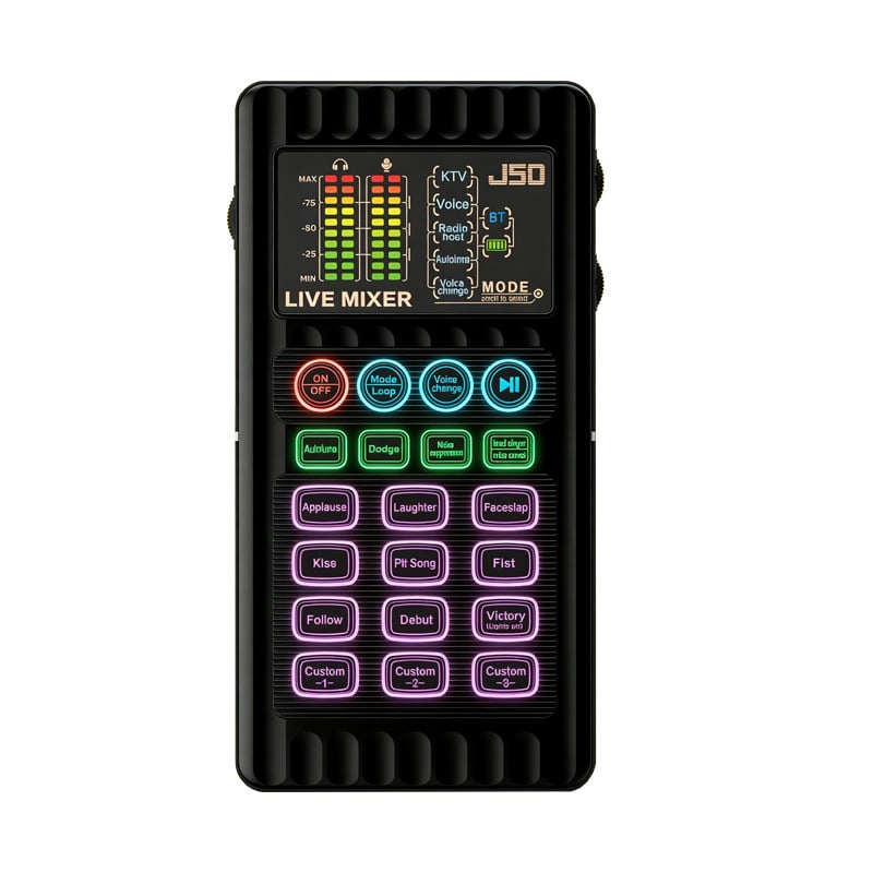 🎤Live Sound Card – Portable Voice Changer