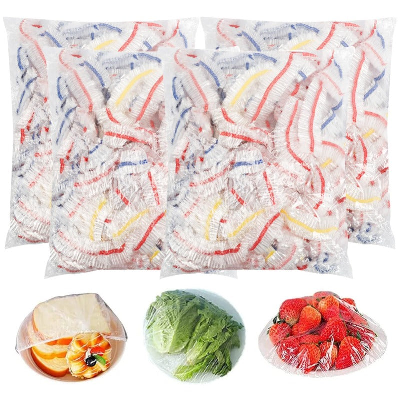 Tiktrove Fresh Keeping Bags – Elastic Plastic Bowl Covers