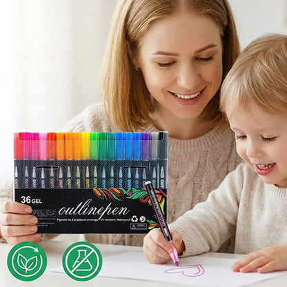 Dreamy Sparkle Dual-Line Contour Pen