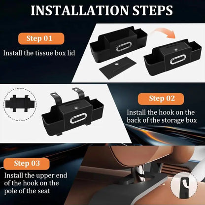 Multifunctional Car Back Seat Storage Organizer