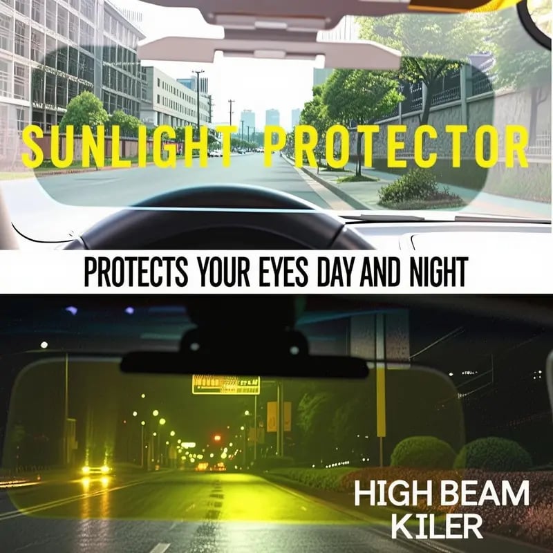 🎄 🚗Sun Visor for Car Universal Anti-Glare Polarized Visor Extender