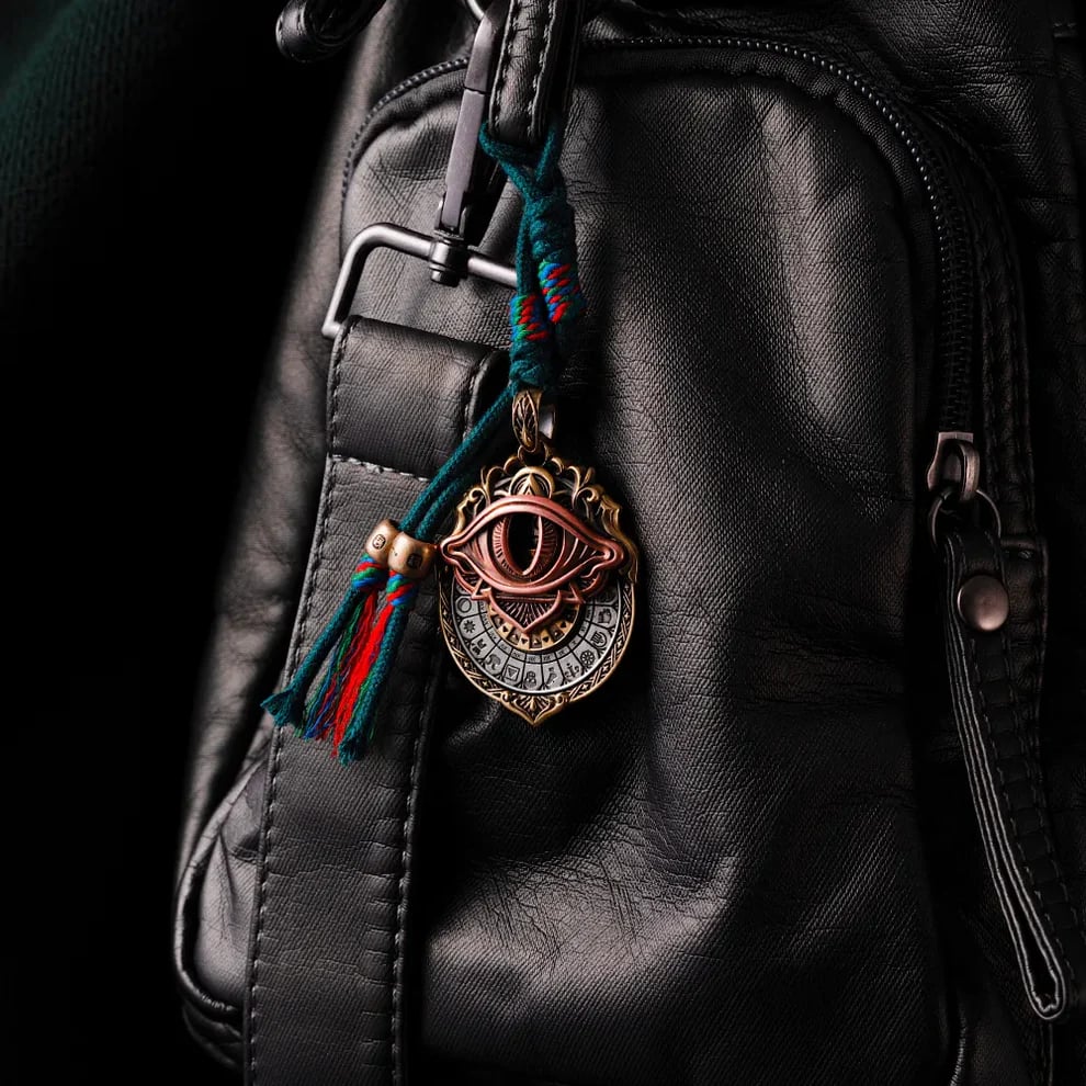 🔥👁️‍🗨️Handmade Tarot Vision Pendant: Connect to Cosmic Wisdom Anytime(✨Comes with instruction manual)