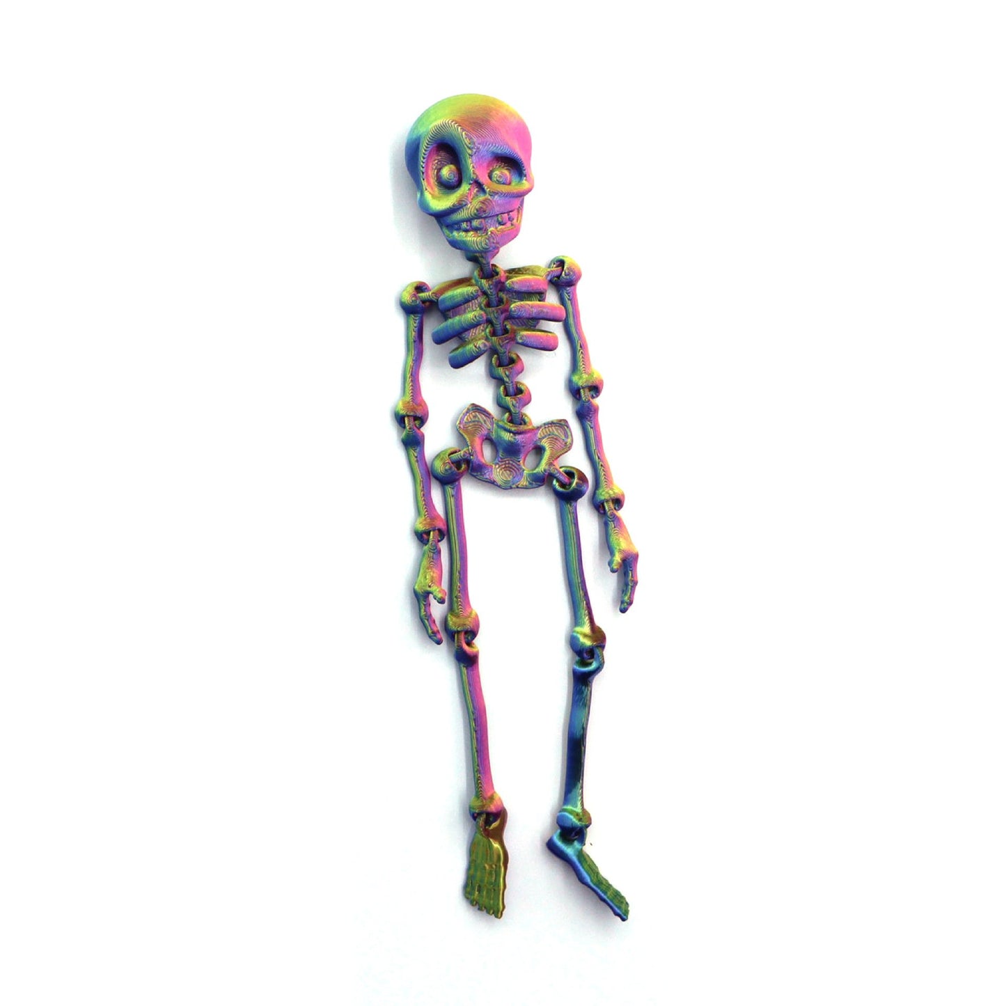 Vintage Skeleton Magnetic Figurine 🎃