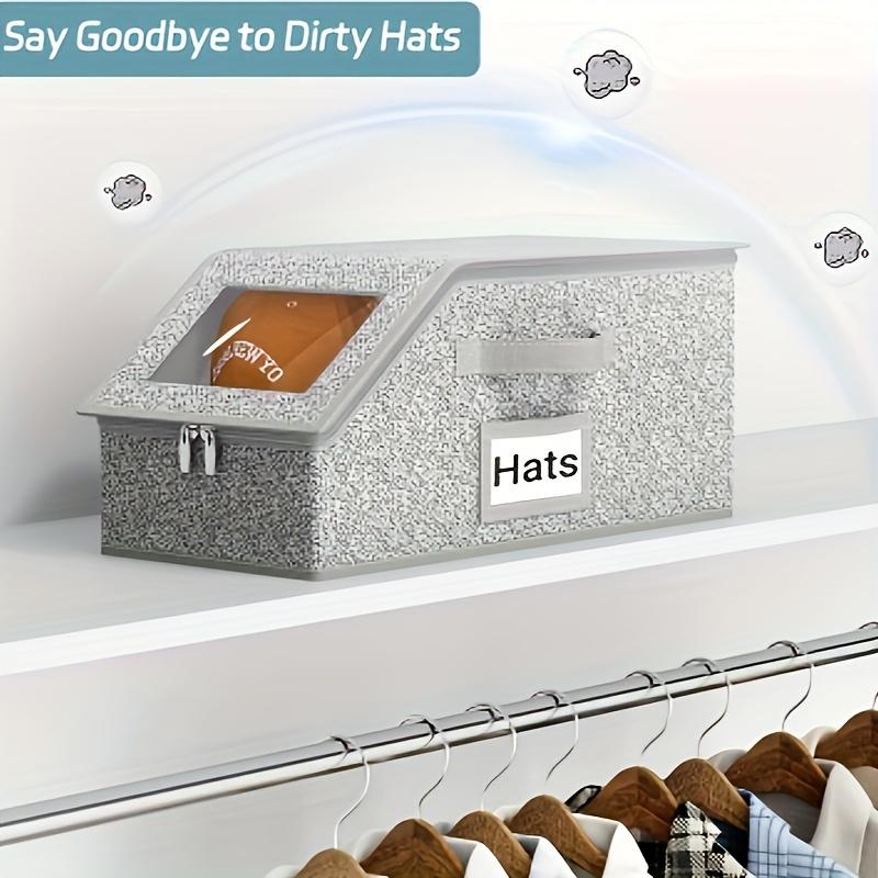 Multifunctional Foldable Dust Hat Storage Box