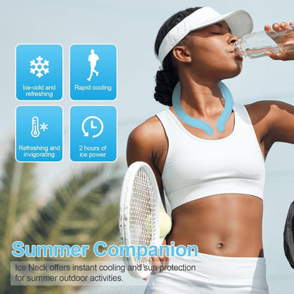Reusable Cooling Neck Ring – Long-Lasting Sweat-Free Relief