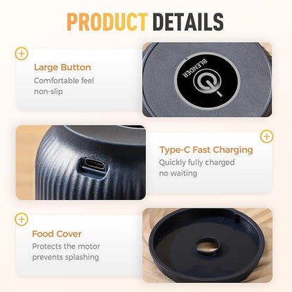 🔥 Electric Garlic Chopper, Mini Portable Veggie Cutter