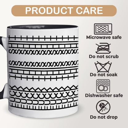 Hidden Message Coffee Mug Unique Gift for Work Bestie
