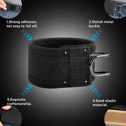 2Pcs Metal Hook Tactical Elastic Belt