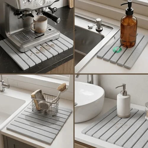 Fast Drying Stone Dish Mat