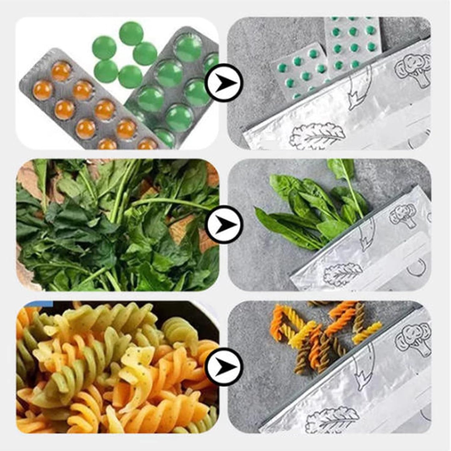 Reusable Aluminum Foil Freshness Seal Bags 🍴✨（1 Set 10 PCS）