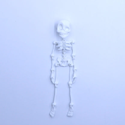 Vintage Skeleton Magnetic Figurine 🎃