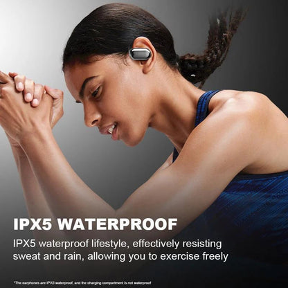 🔥⏰True Powerful Bluetooth 5.4 Open Ear Earbuds, IPX5 Waterproof