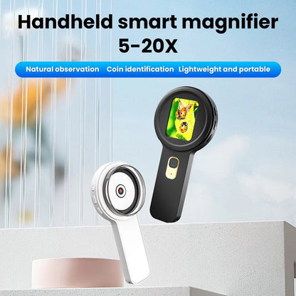 20X Digital Microscope 2.0 inch IPS Video Coin Microscop With Magnifying Glass